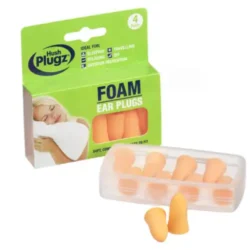 Hush Plugz Foam Earplugs - 4 Pairs