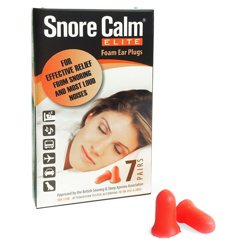 Snore Calm ELITE Foam Earplugs (7 Pairs) Zoom Health