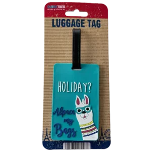 Novelty Luggage Tag - Alpaca My Bags