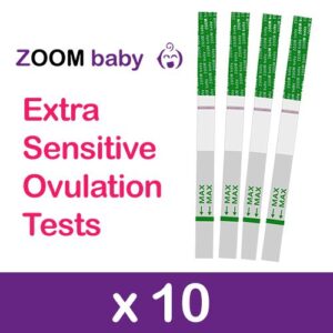 10 x Ovulation Test Strips - Extra Sensitive