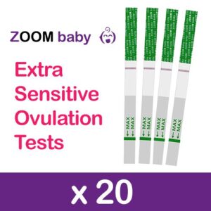 20 x Ovulation Test Strips - Extra Sensitive